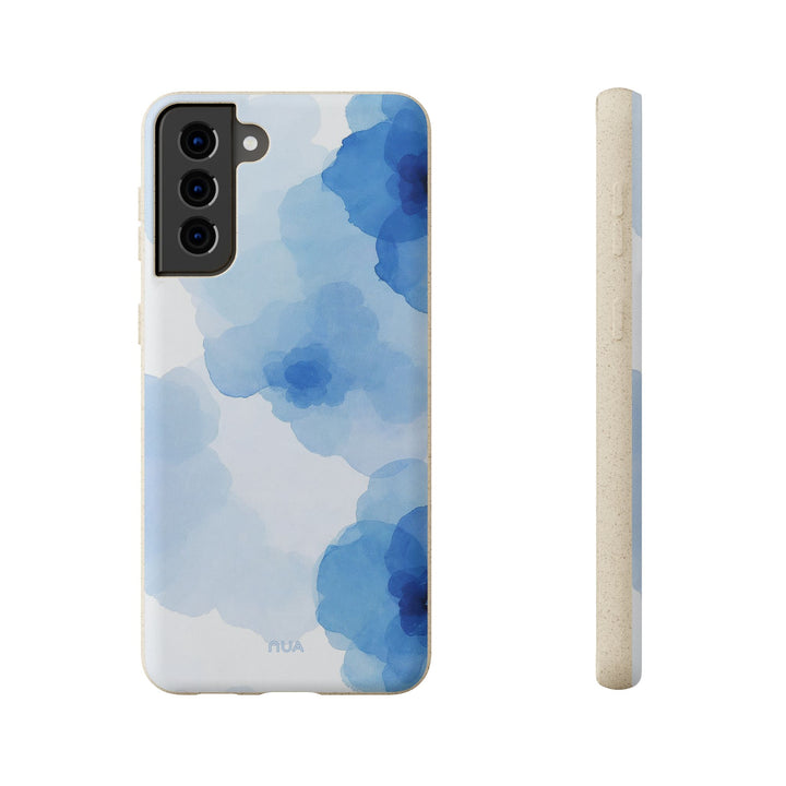 Ocean Bloom: Watercolor Serenity in Blue Samsung Case