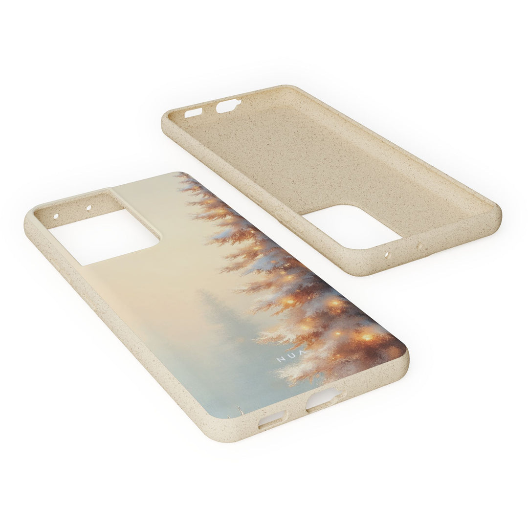 Snowy Pine Eco Samsung Case - Biodegradable & Stylish