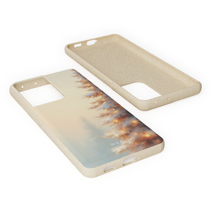 Snowy Pine Eco Samsung Case - Biodegradable & Stylish