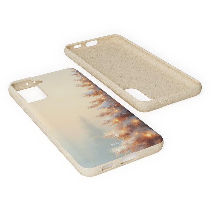 Snowy Pine Eco Samsung Case - Biodegradable & Stylish
