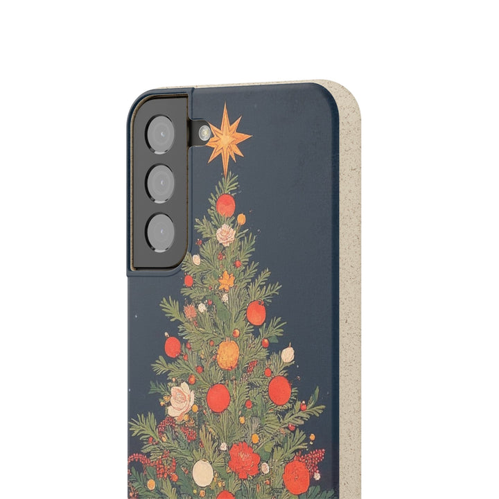 Art Noveau Christmas Eco Samsung Case - Biodegradable & Stylish