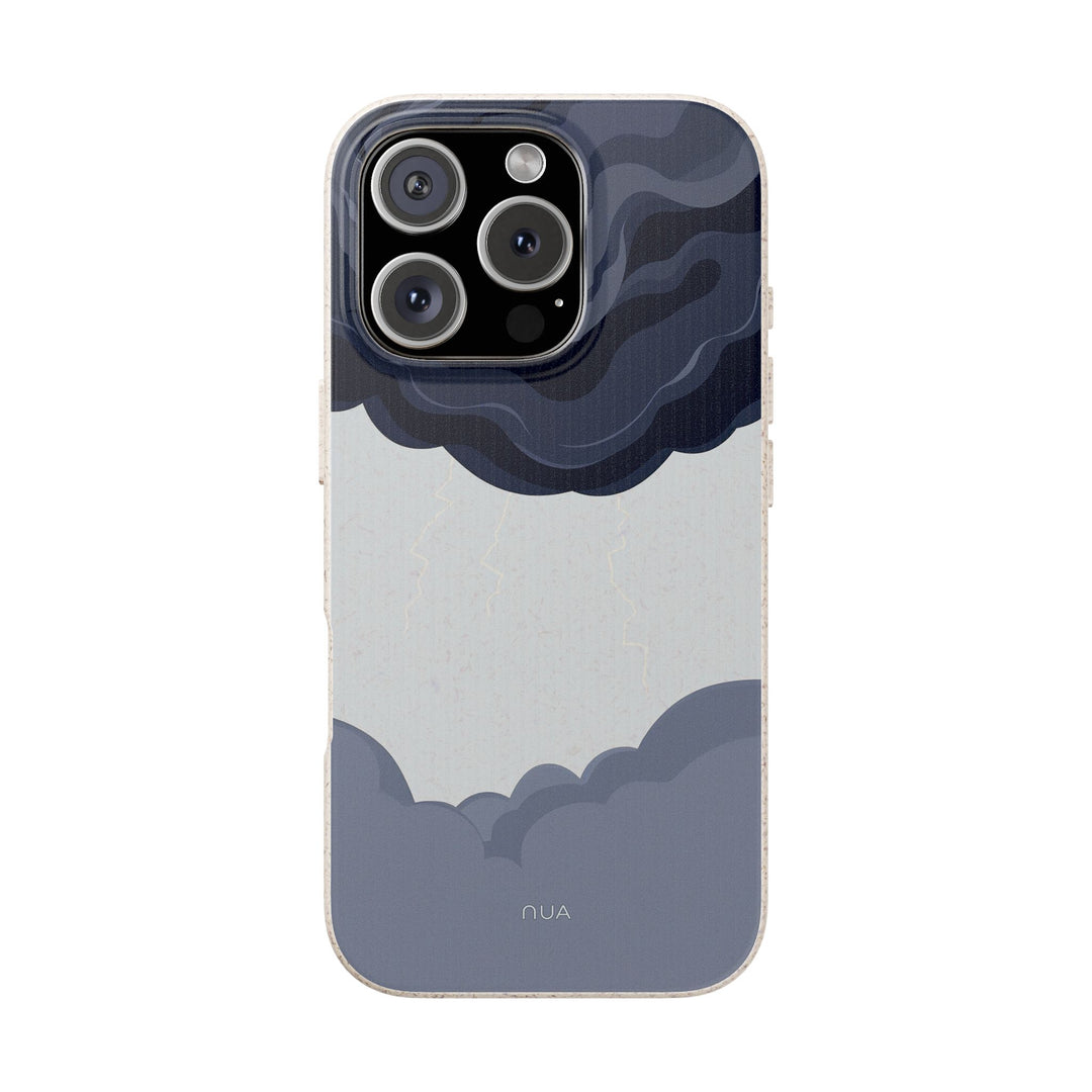 Stormy Sky Eco iPhone Case - Durable, eco-friendly phone case with a stylish, nature-inspired design for iPhone and Samsung models.