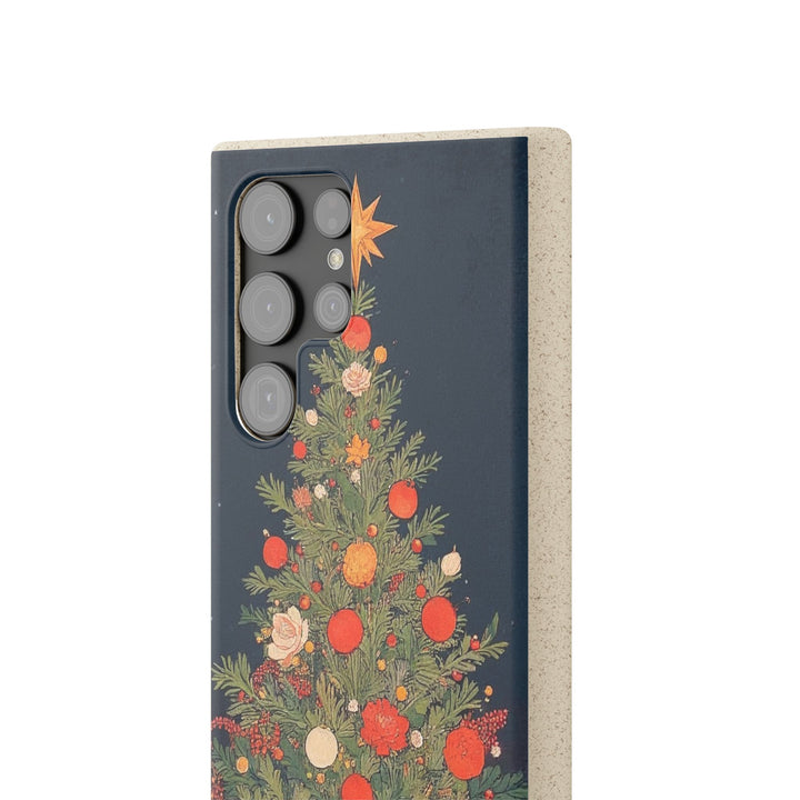 Art Noveau Christmas Eco Samsung Case - Biodegradable & Stylish