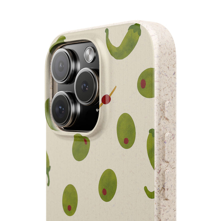 Olive Vibes iPhone Case