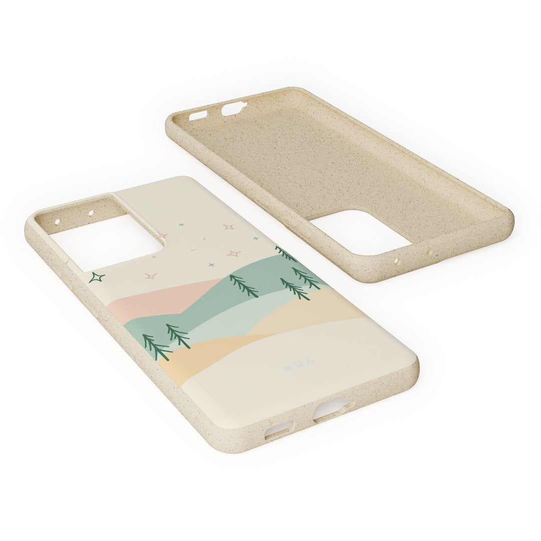 Hygge Hills Eco Samsung Case - Biodegradable & Stylish