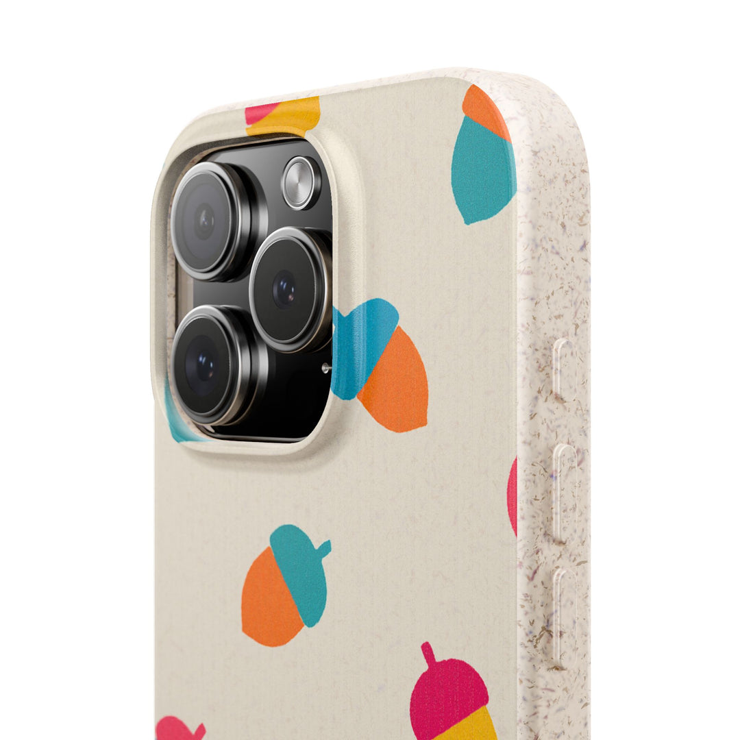 Acorn Pop Eco iPhone Case - Biodegradable & Stylish
