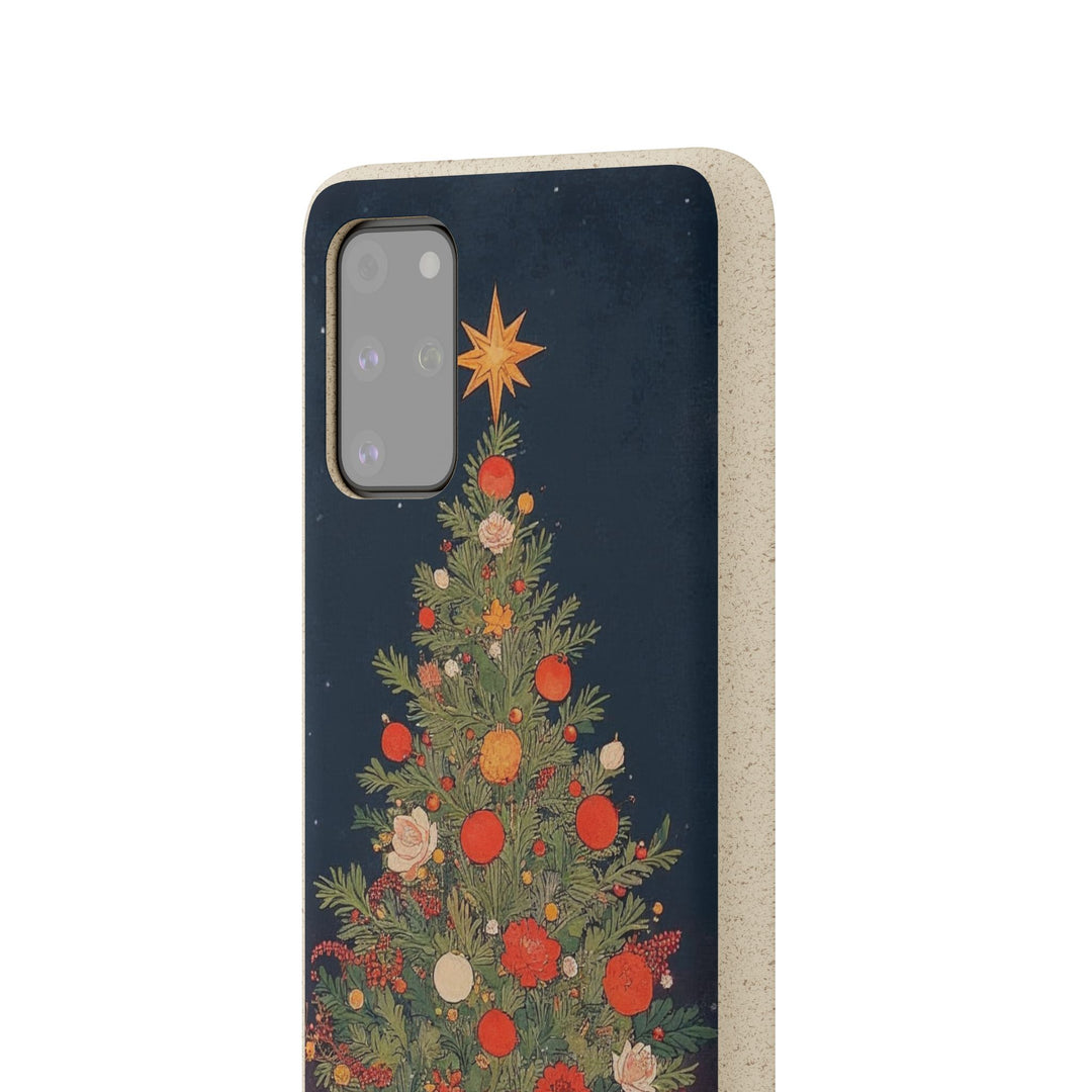 Art Noveau Christmas Eco Samsung Case - Biodegradable & Stylish