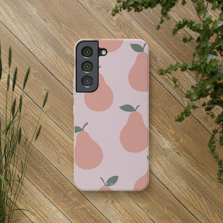 Pink Pears Eco Samsung Case - Biodegradable & Stylish