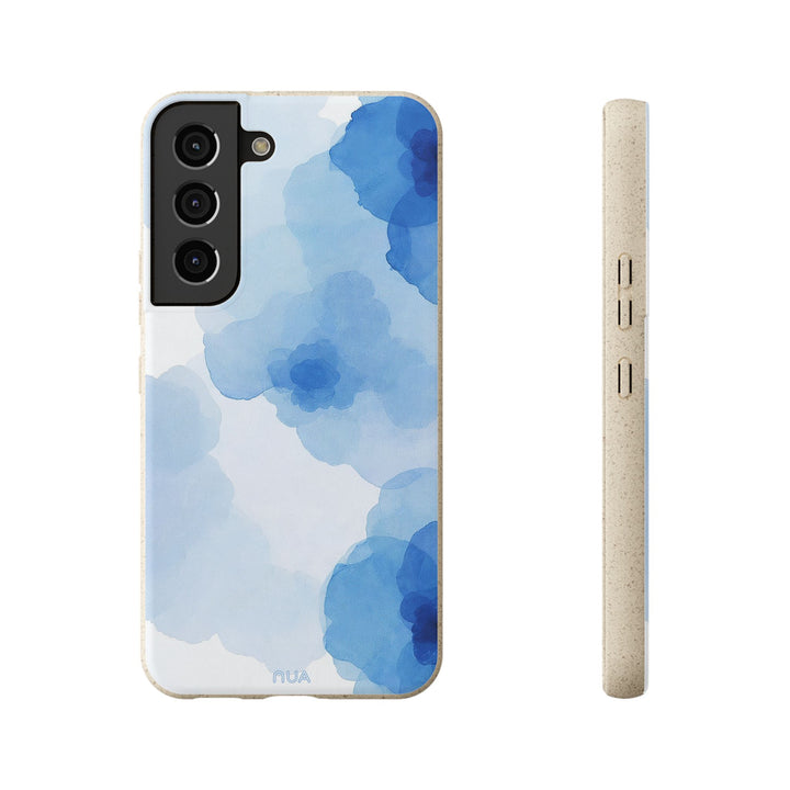 Ocean Bloom: Watercolor Serenity in Blue Samsung Case