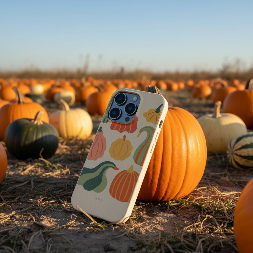 Pumpkin patch Eco iPhone Case - Biodegradable & Stylish