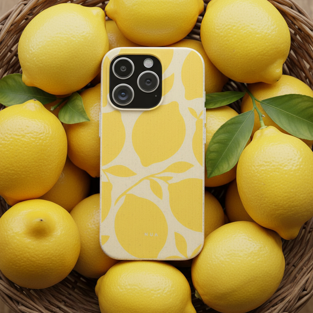 Citrus Pop Eco iPhone Case - Biodegradable & Stylish